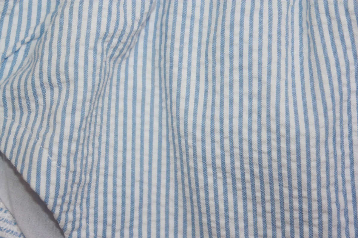 tweedehands blauw wit gestreepte unisex bloomer maat 68