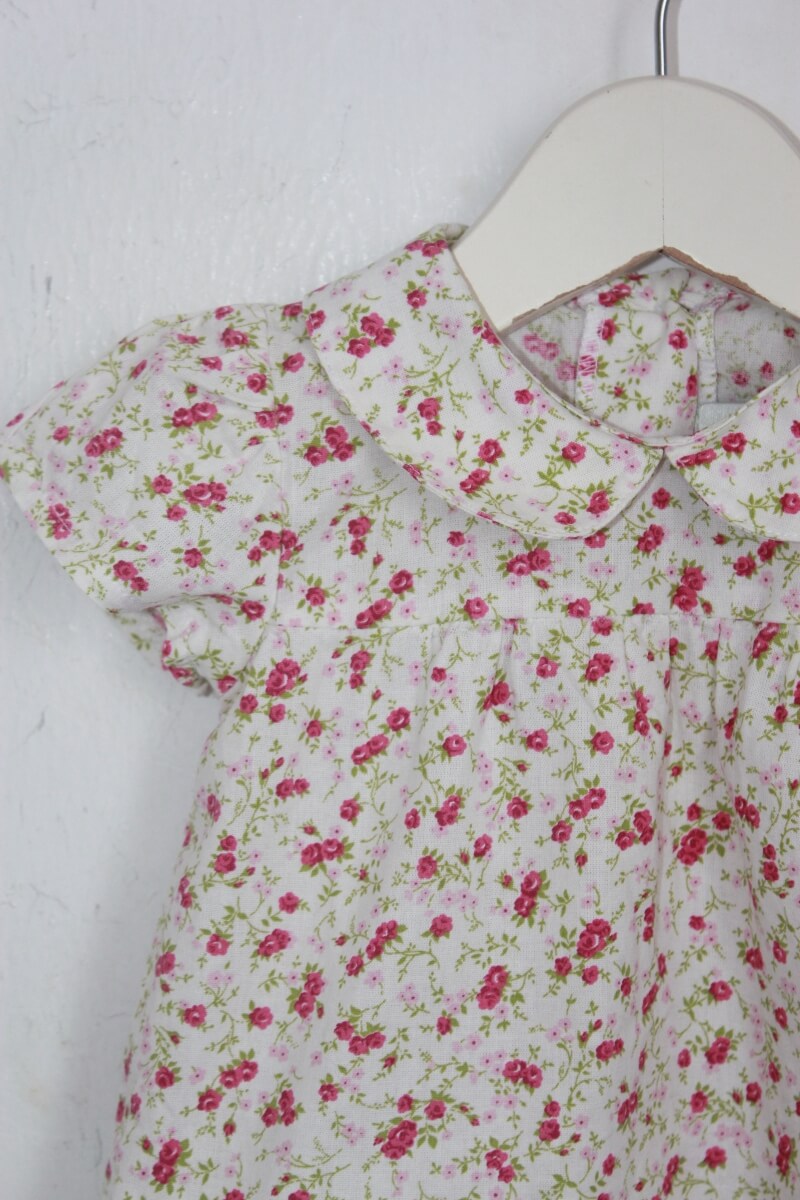 tweedehands liberty blouse korte mouwen maat 62 bobine