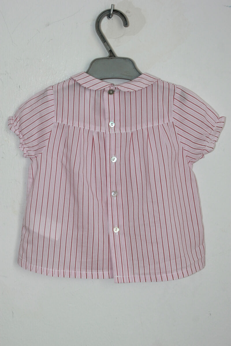 tweedehands blouse korte mouwen maat 68 cyrillus