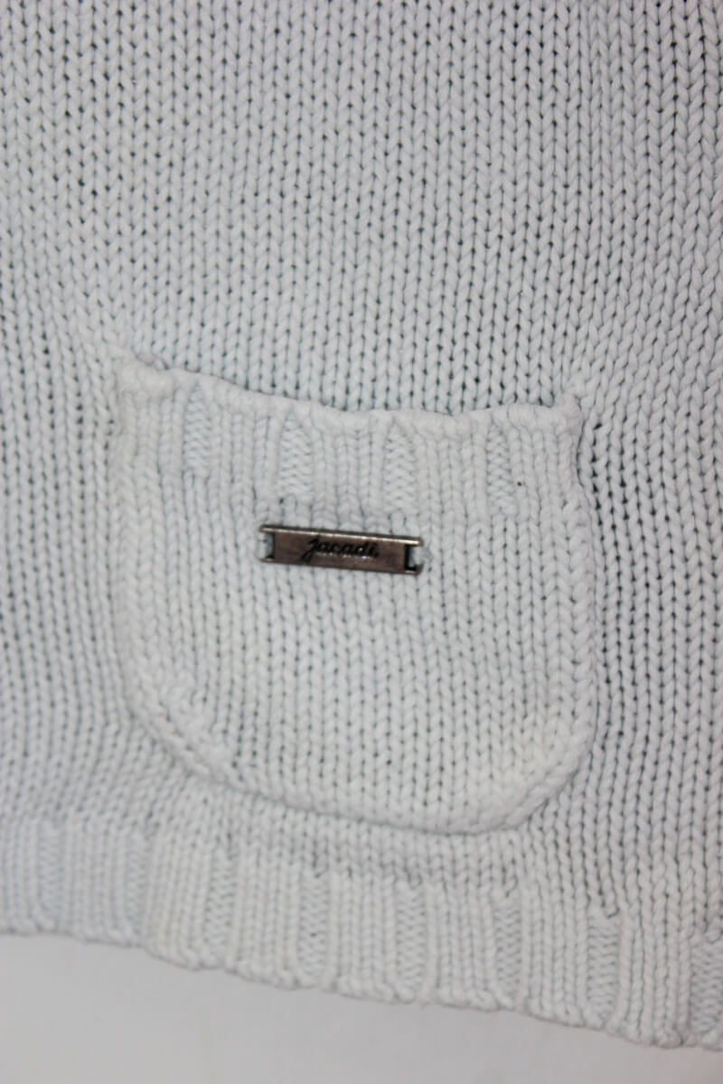 tweedehands lichtblauw vest jongen maat 74 jacadi
