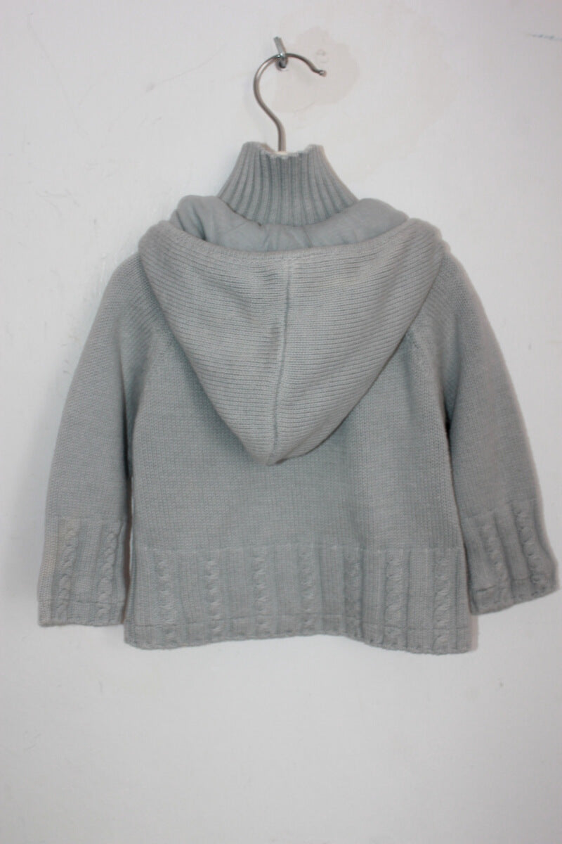 tweedehands unisex vest met capuchon maat 68 Obaibi