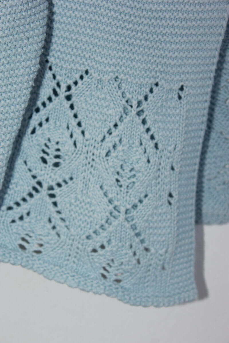 tweedehands lichtblauw vest maat 104 lola palacios