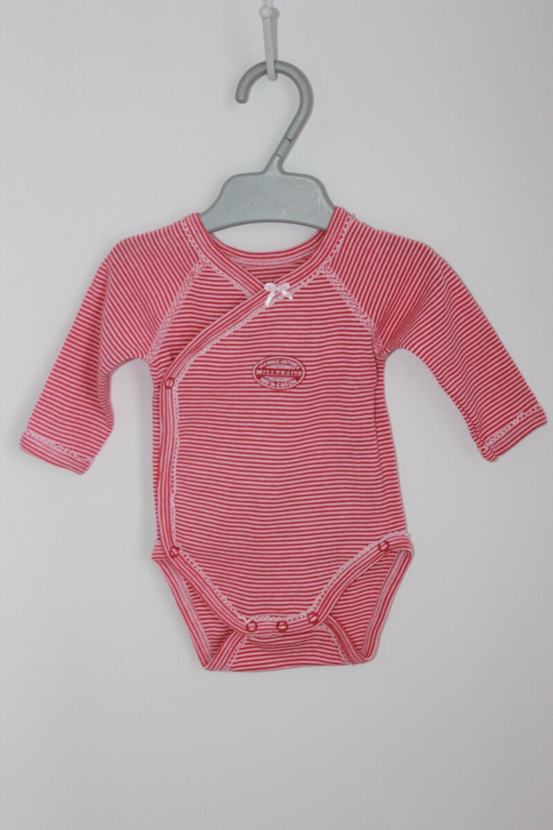 roze-wit-gestreepte-overslagromper-lange-mouwen-maat-56-petit-bateau