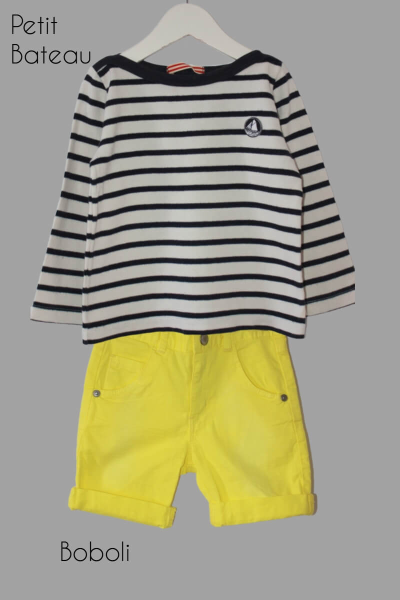 preloved zomers setje petit bateau en boboli maat 92 jongen