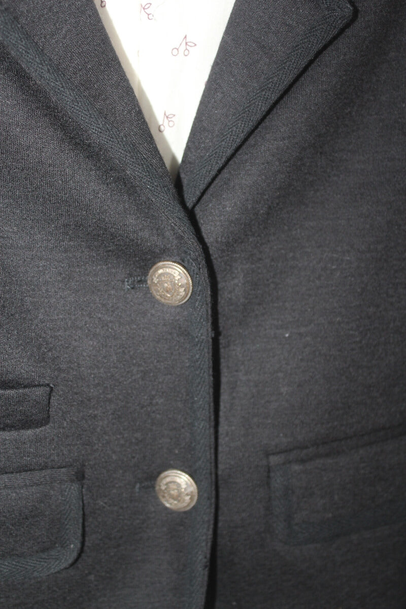 tweedehands zwarte blazer in maat 98-104 van bonpoint voor een meisje