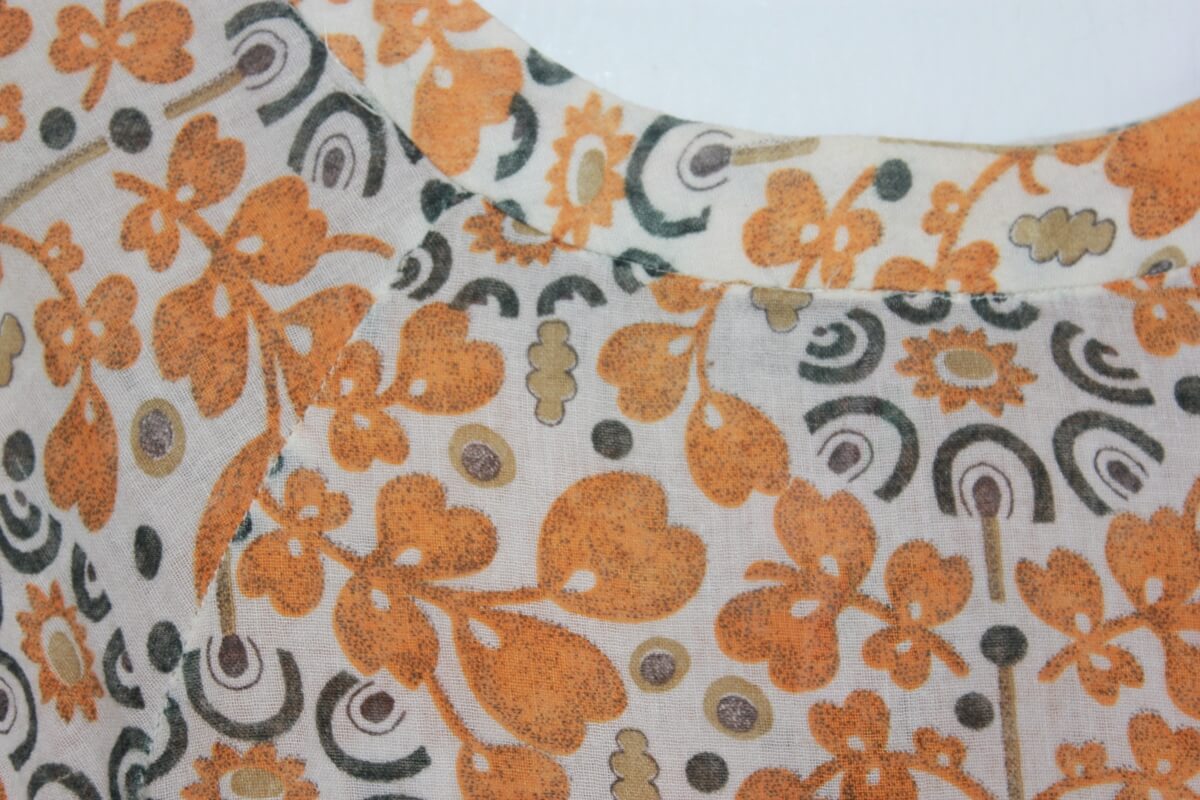 tweedehands zomerse liberty blouse in multicolour met korte mouwen van bonpoint in maat 116 voor een meisje