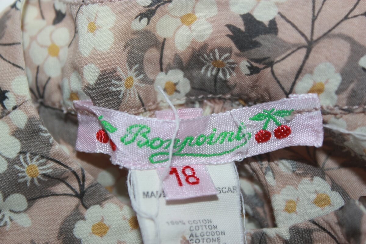 tweedehands bonpoint liberty blouse in multicolour met lange mouwen in maat 74 voor een baby meisje