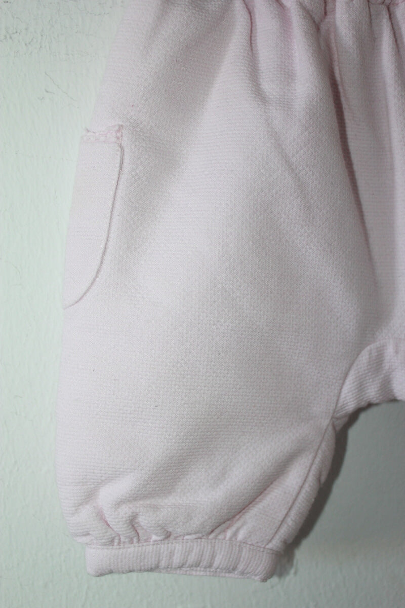 tweedehands katoenen roze korte broek in maat 56 voor een baby meisje van jacadi