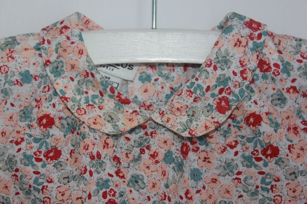 preloved katoenen liberty blouse in multicolour met lange mouwen in maat 62 van cyrillus