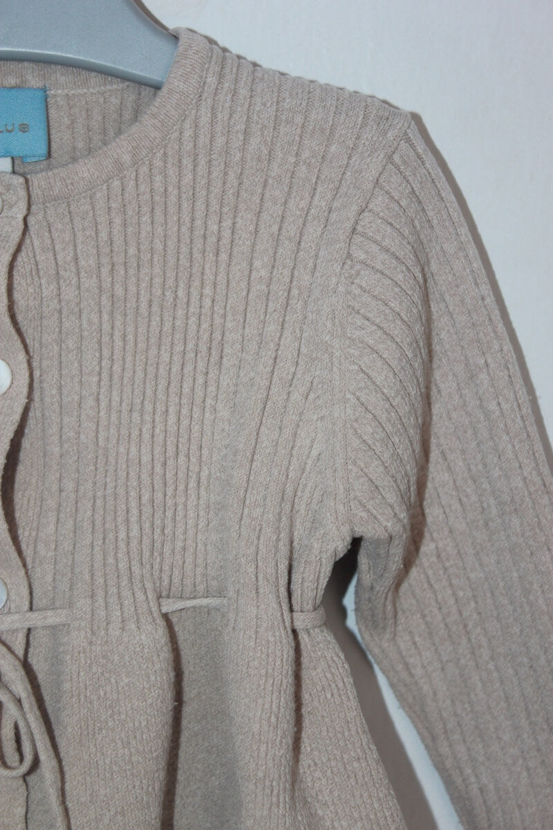 tweedehands beige vest in maat 68 voor een baby meisje van cyrillus