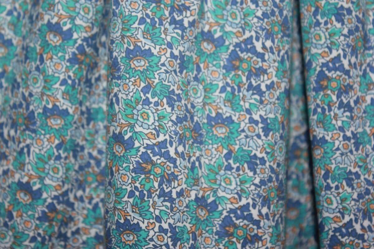 tweedehands katoenen zomerse gebloemde rok in multicolour, maat 110 van little cigogne