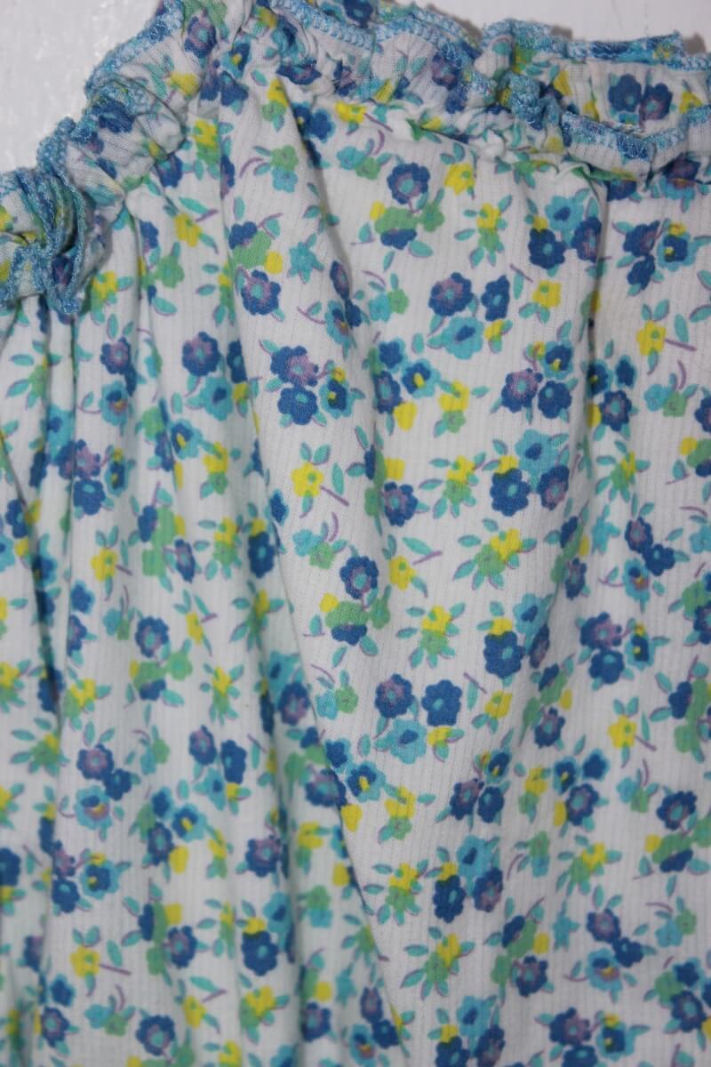 tweedehands katoenen zomerse gebloemde korte jumpsuit in multicolour, maat 116 van mini boden