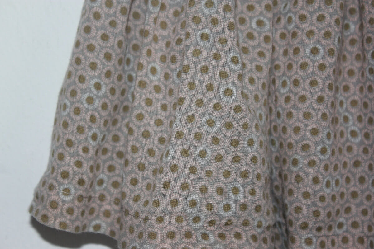 tweedehands gebloemd katoenen rokje in multicolour, maat 110 van monoprix