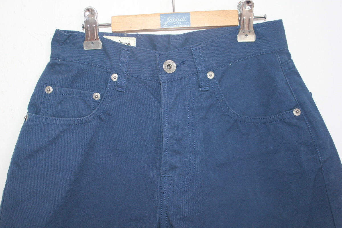 tweedehands katoenen donkerblauwe korte broek voor een meisje in maat 164 van pepe jeans