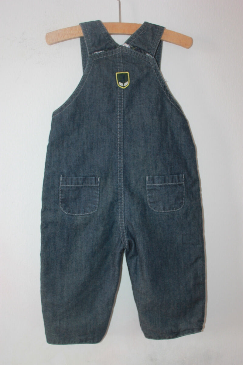 tweedehands unisex denim salopette in maat 68 voor een baby van jacadi