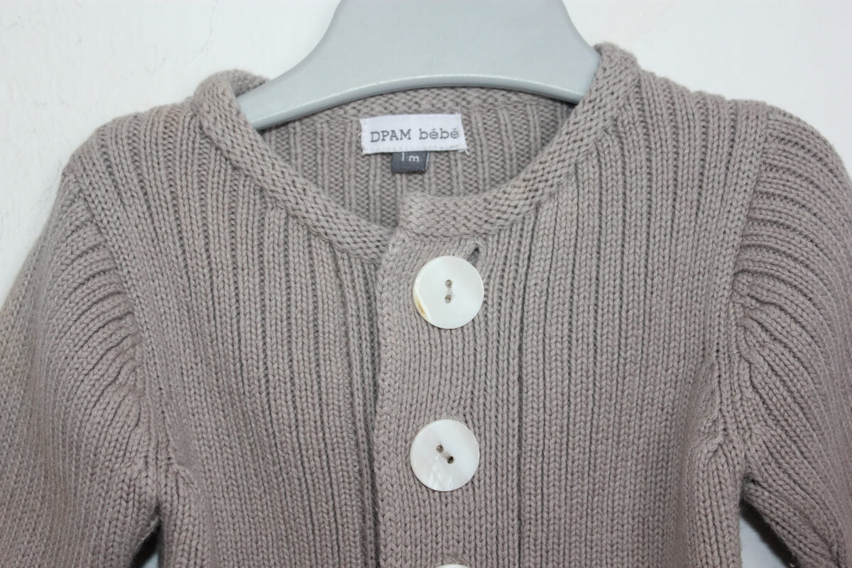 tweedehands beige unisex vest maat 56 dpam