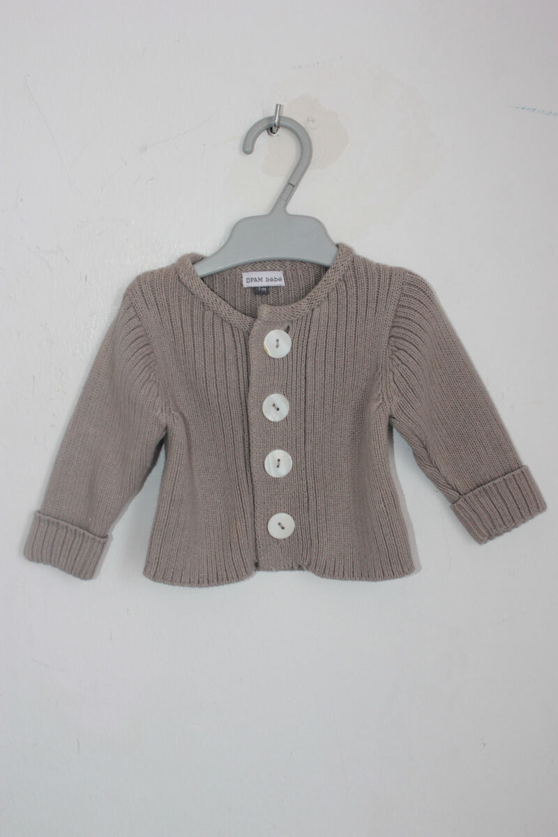 tweedehands beige unisex vest maat 56 dpam