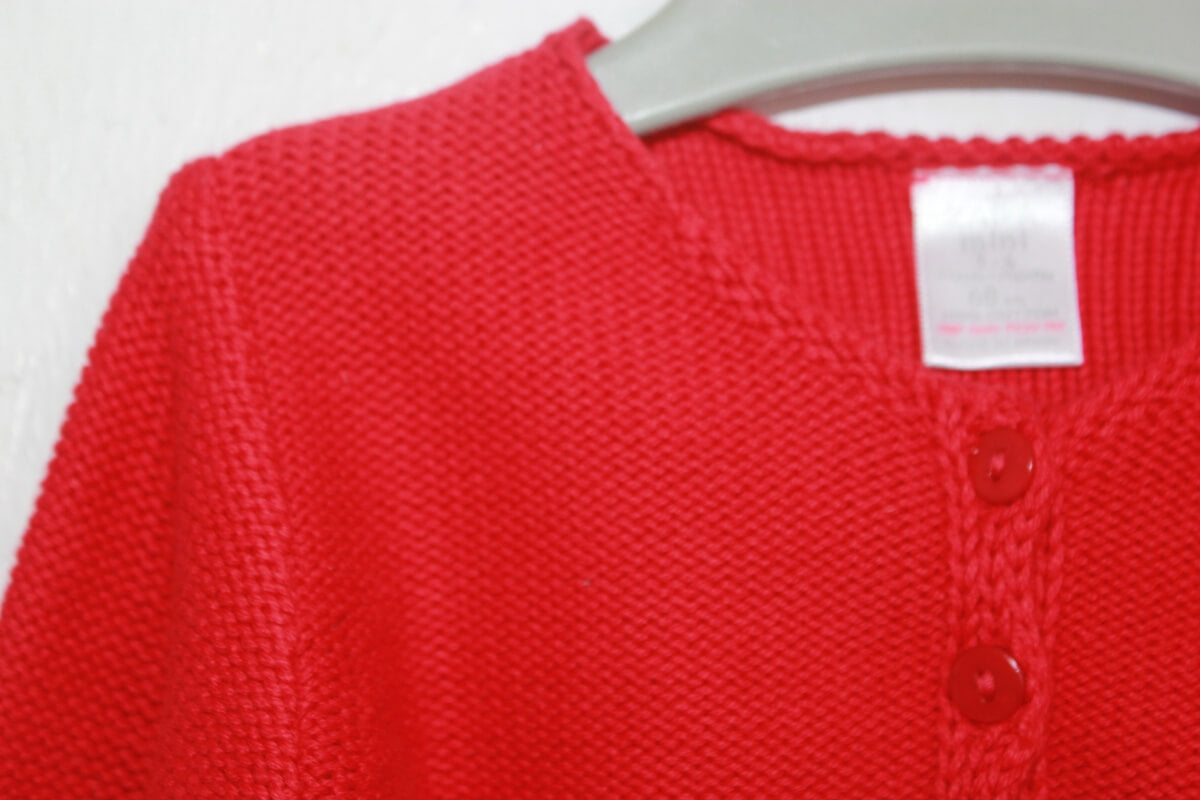 tweedehands rood bolero vestje maat 68 zara