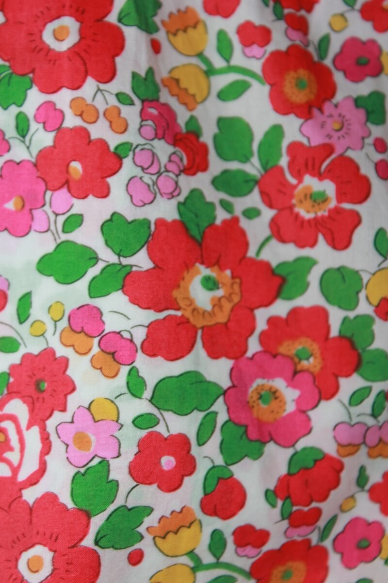 pre-owned zomerse liberty katoenen lange broek in multicolour van jacadi, maat 62 voor een baby meisje