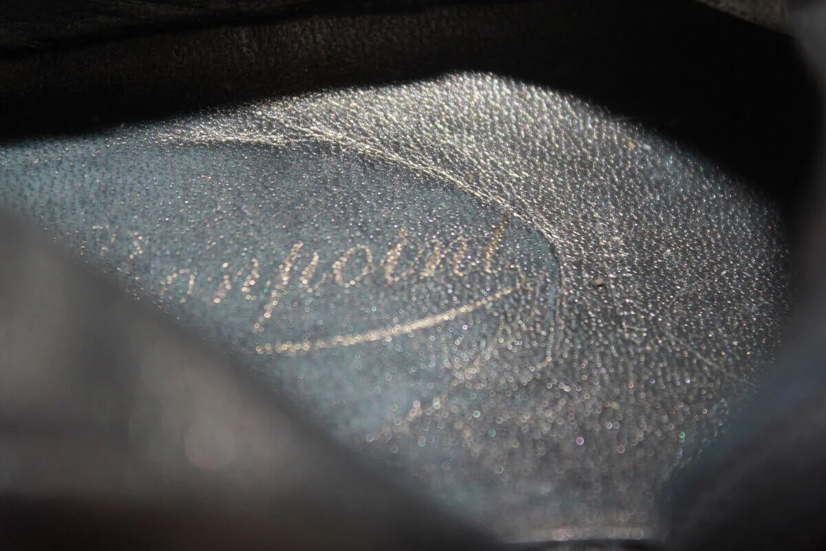 tweedehands suede korte groene laarzen van bonpoint in maat 33