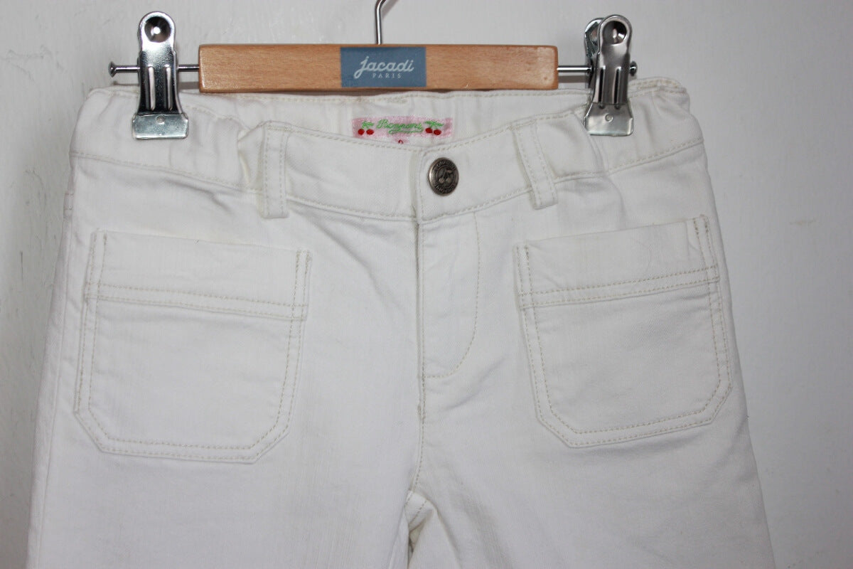 tweedehands-ecru-bermuda-maat-116-kind-bonpoint