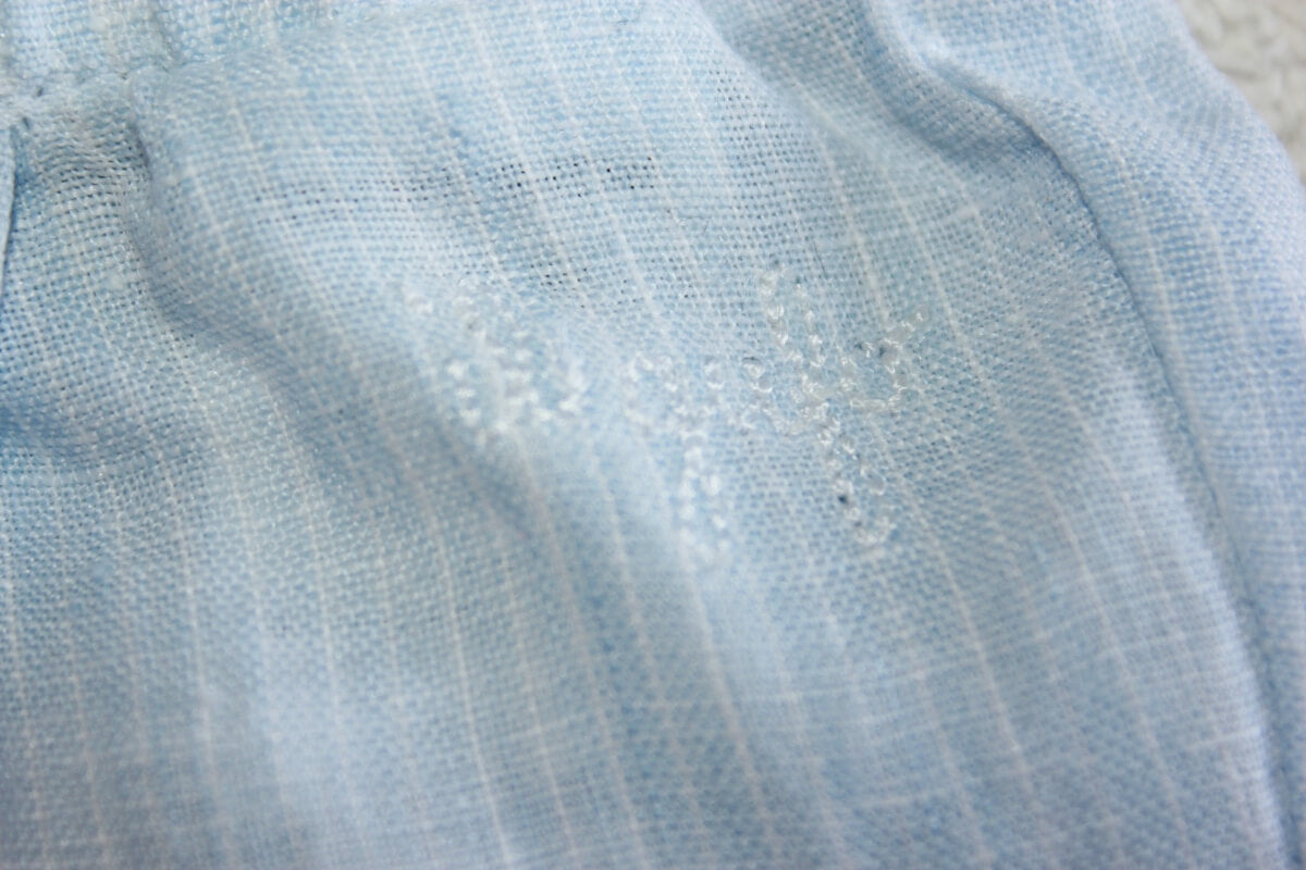 tweedehands-lichtblauw-wit-gestreepte-korte-broek-maat-62-il-gufo