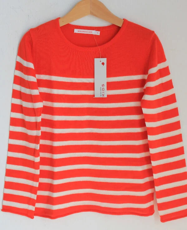 rood-witte-gestreepte-monoprix-trui-glittertje-maat-116