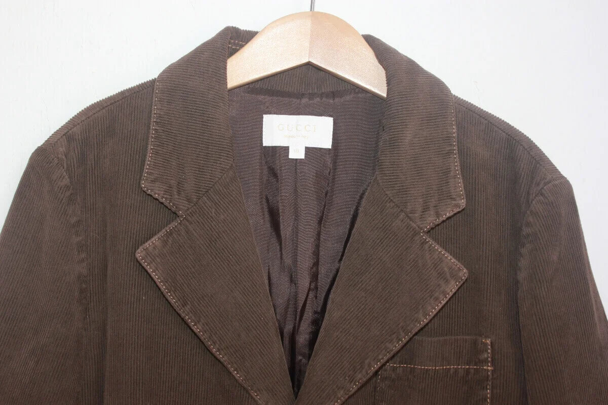 bruine-corduroy-blazer-maat-146-jongen-gucci