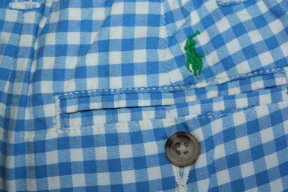 tweedehands-blauw-wit-geruite-bermuda-maat-104-jongen-ralph-lauren