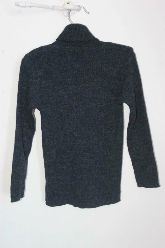 tweedehands unisex donkergrijze coltrui in maat 104 van jacadi