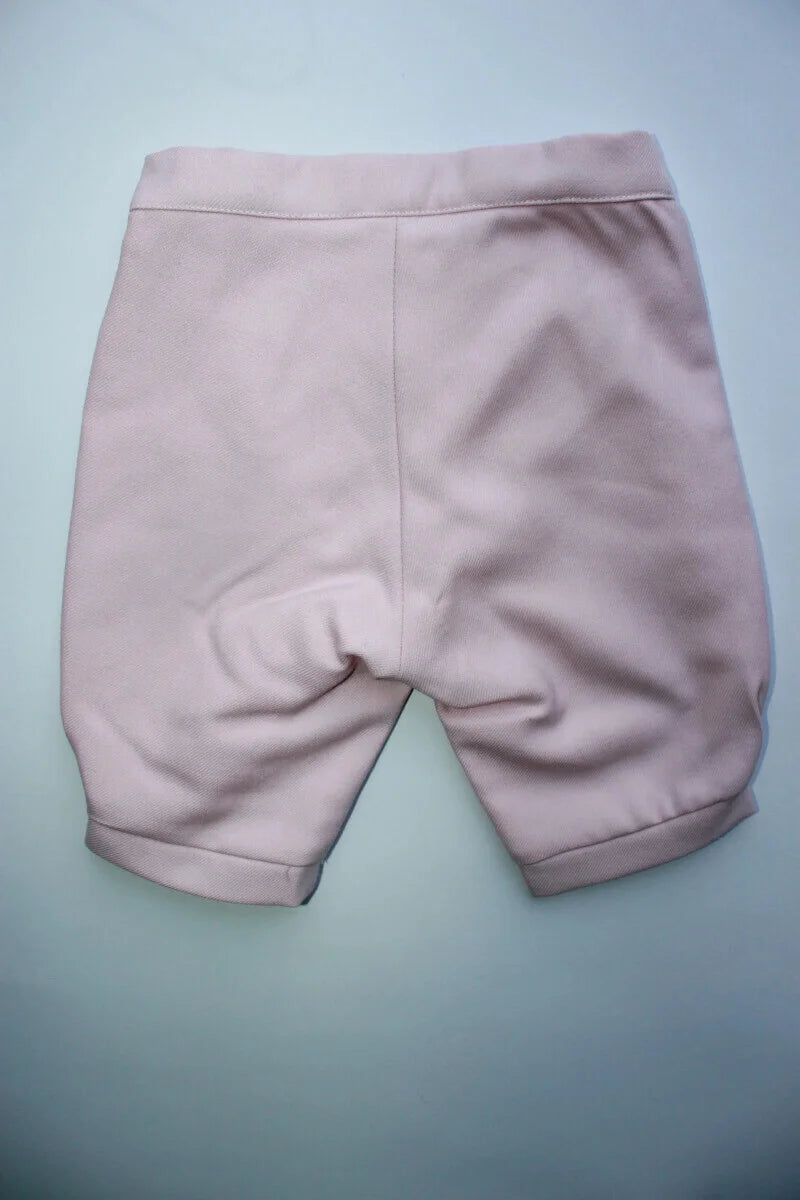tweedehands winterse roze korte broek van jacadi in maat 74