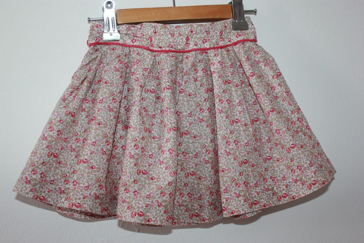 tweedehands katoenen liberty rok in multicolour van jacadi maat 86 voor een baby meisje