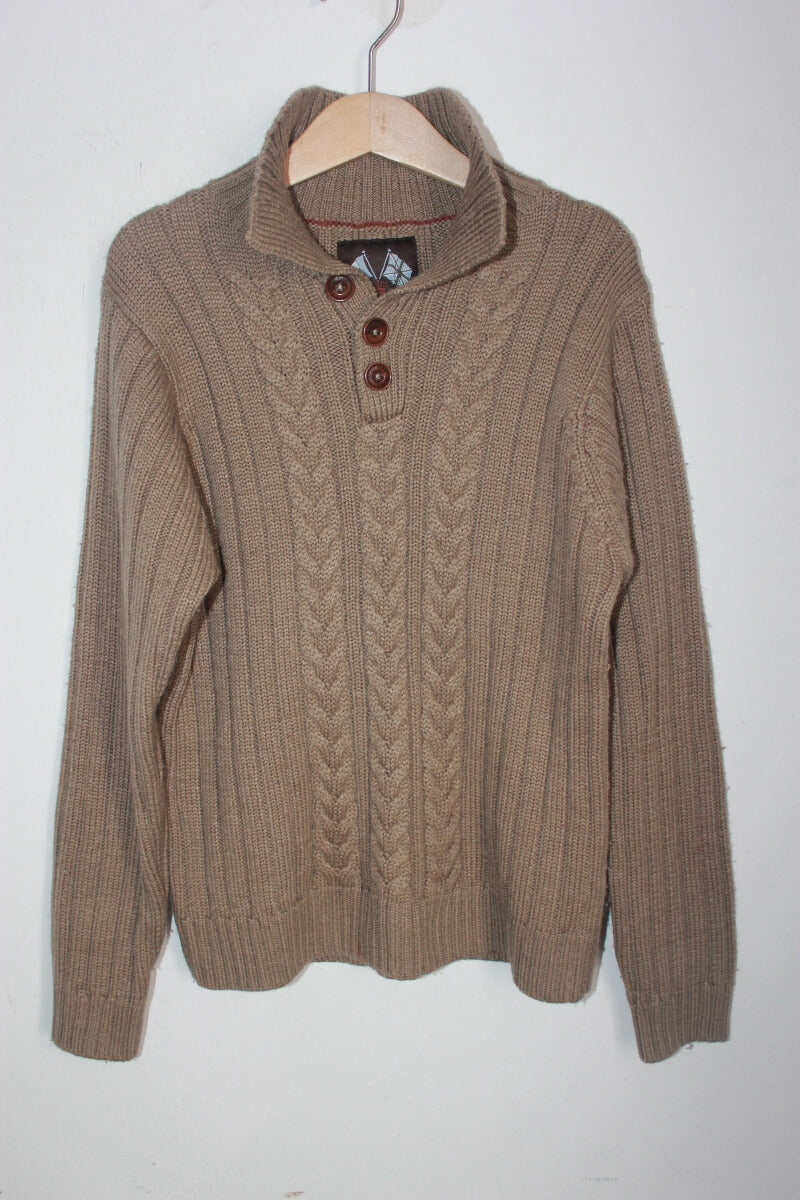 tweedehands beige jacadi trui in maat 140 voor een jongen