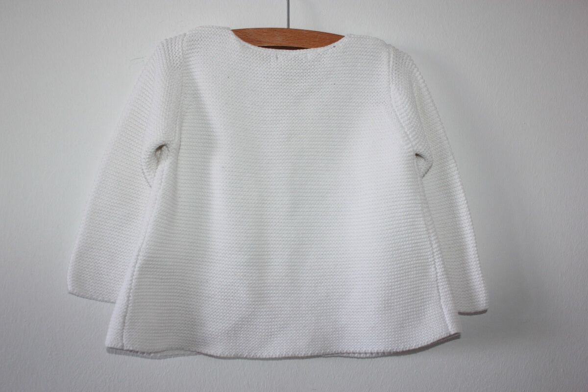 tweedehands-wit-vest-maat-86-baby-meisje-boutchou