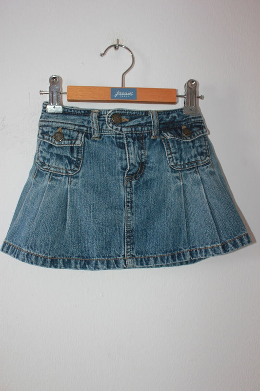 tweedehands denim rok van bonpoint in maat 98-104