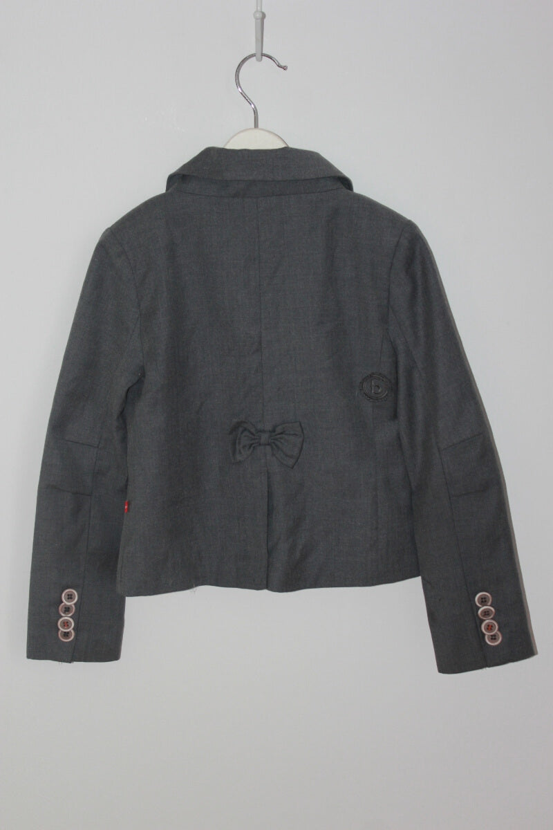 tweedehands grijze blazer meisje maat 110 bengh