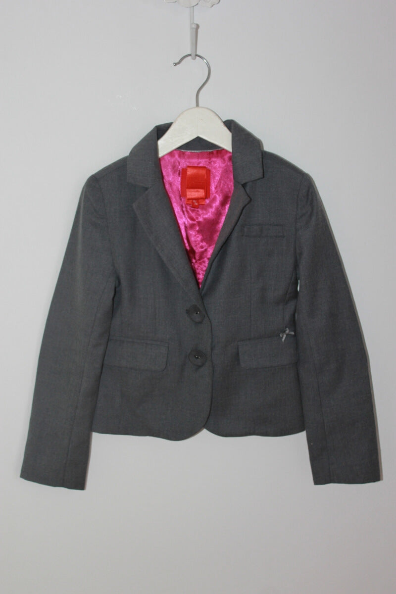 tweedehands grijze blazer meisje maat 110 bengh