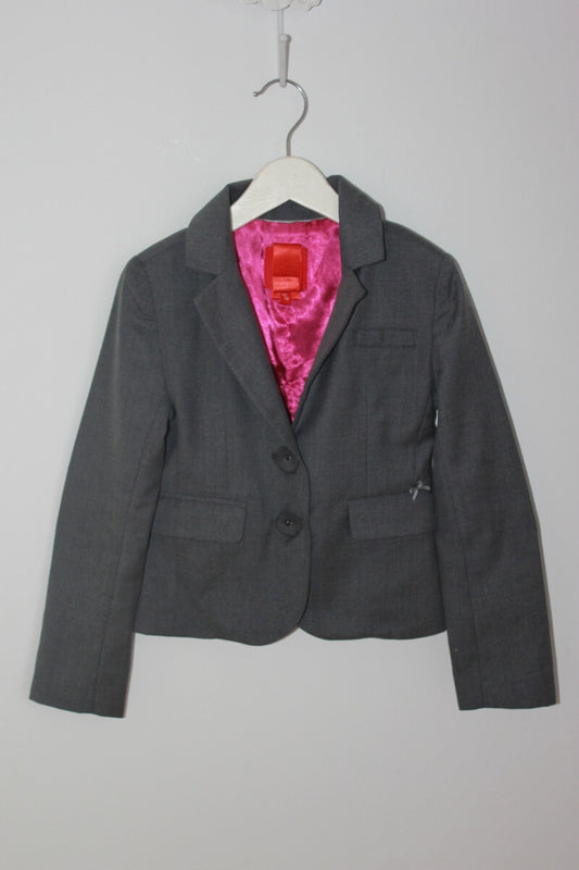 tweedehands grijze blazer meisje maat 110 bengh