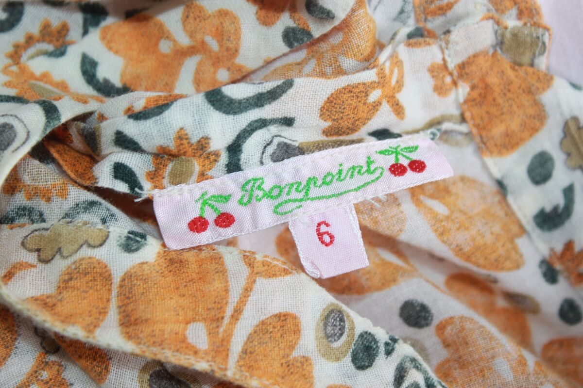 tweedehands zomerse liberty blouse multicolour maat 116 bonpoint