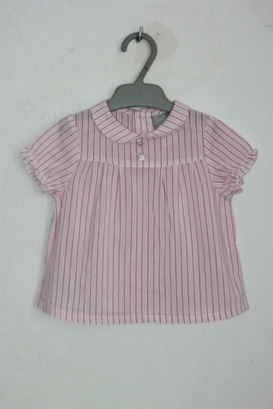 tweedehands blouse korte mouwen maat 68 cyrillus