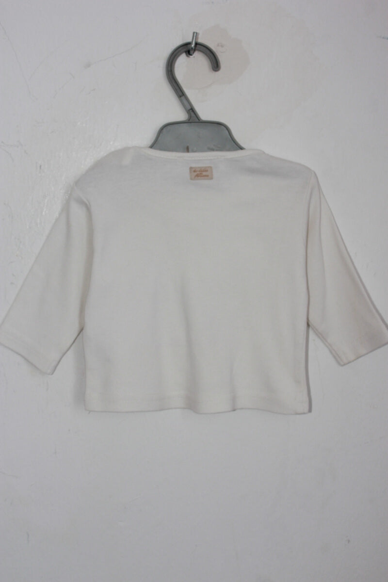 tweedehands creme longsleeve maat 62 baby meisje floriane