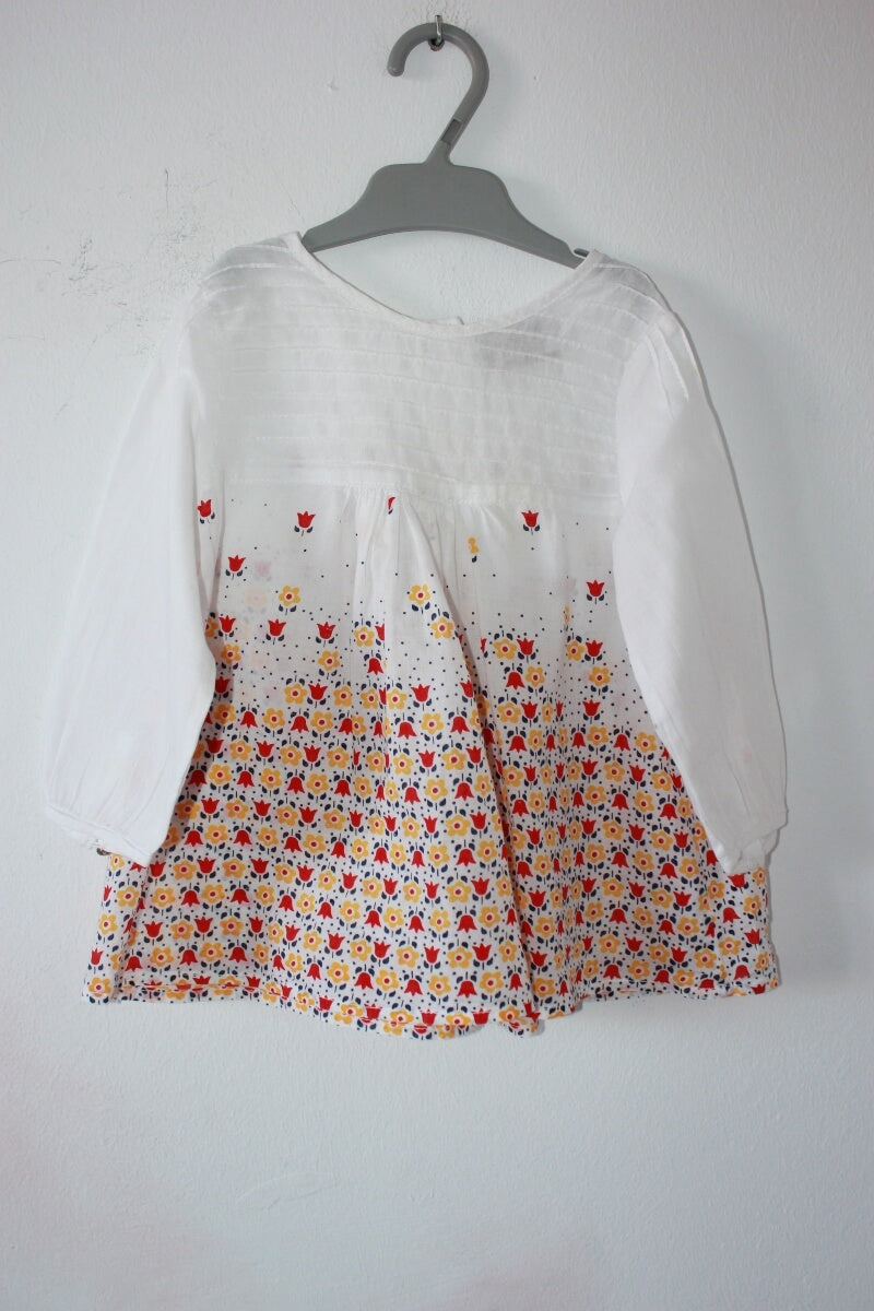 tweedehands-gebloemde-blouse-lange-mouwen-dpam-maat-80-baby-meisje