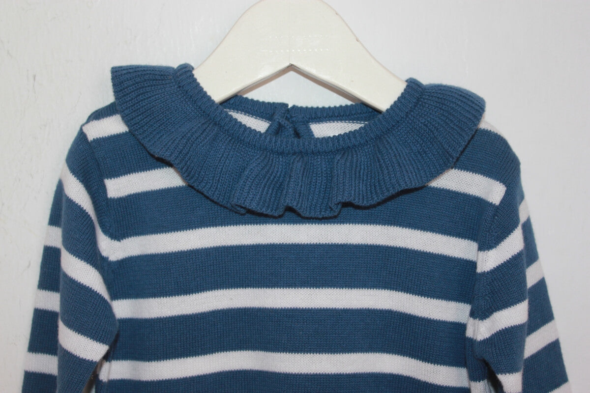 blauw-wit-gestreepte-trui-volantkraag-maat-80-baby-meisje-tex