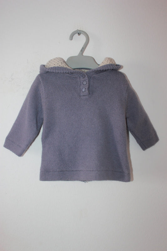 grijsblauwe-unisex-trui-capuchon-maat-56-boutchou