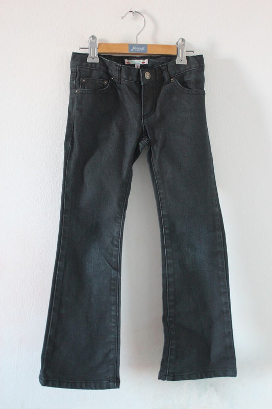 tweedehands-donkerblauwe-flared-jeans-maat-110-meisje-bonpoint