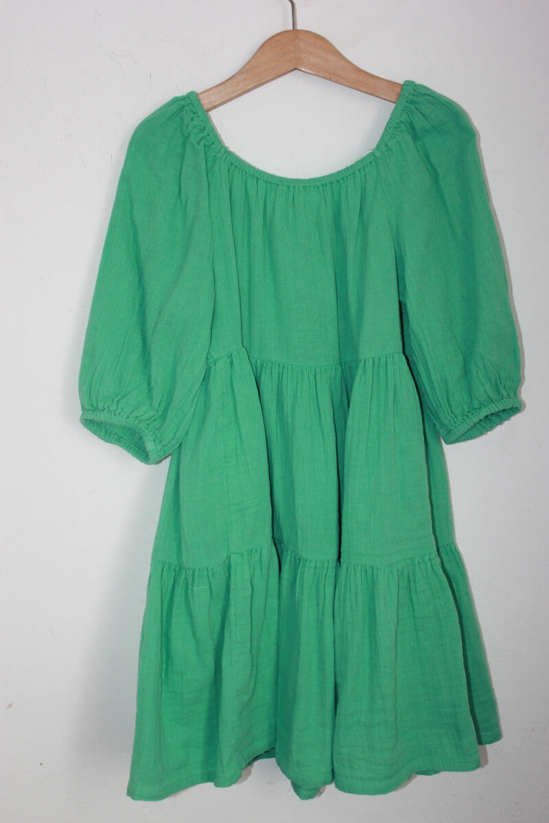 groene jurk marks and spencer maat 134