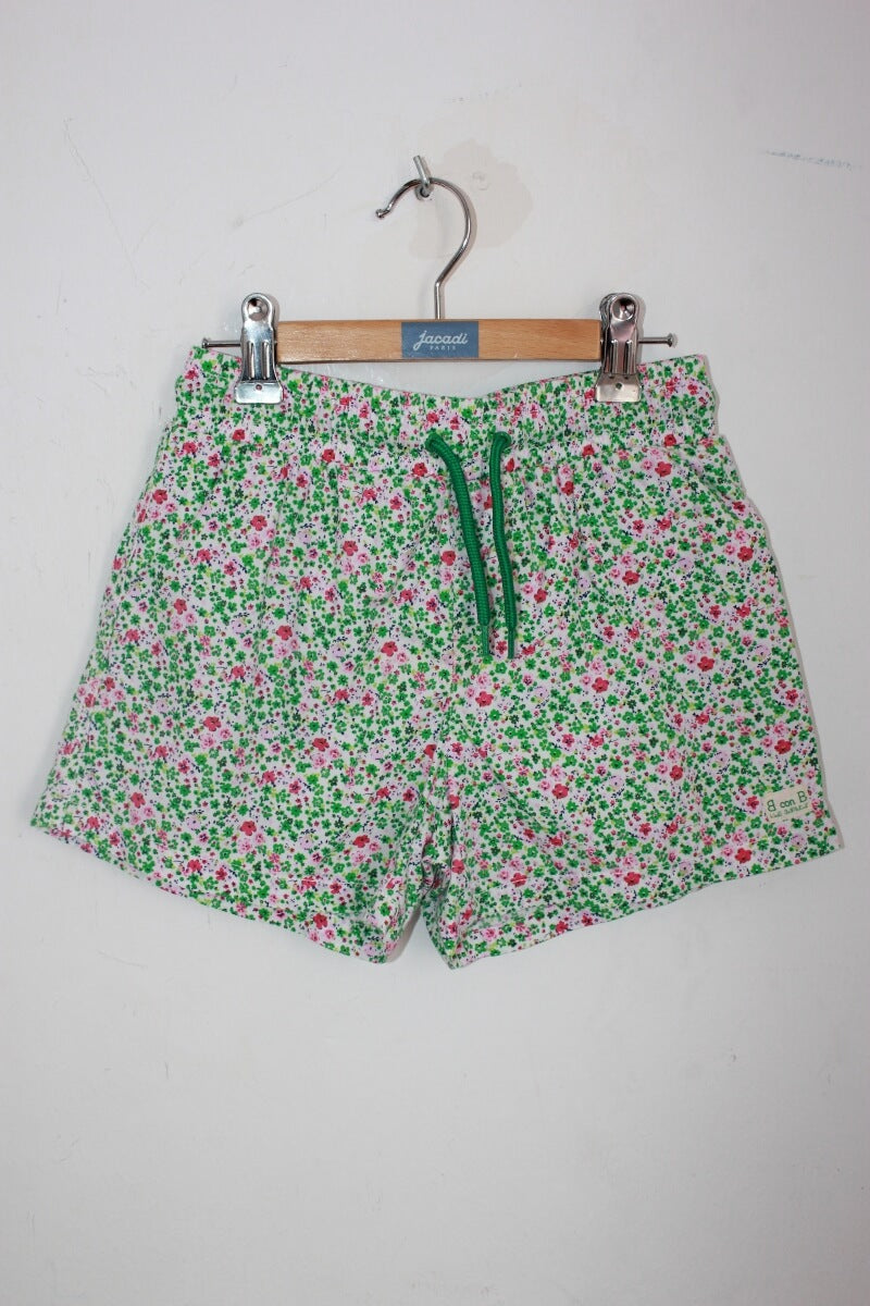 gebloemde unisex zwemshort b con b maat 8 jaar