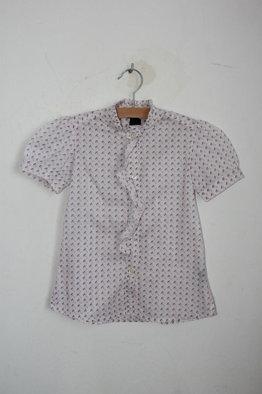 tweedehands roze met grijze blouse korte mouwen maat 8 jaar marc jacobs