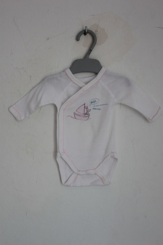 tweedehands romper maat 50 meisje petit bateau