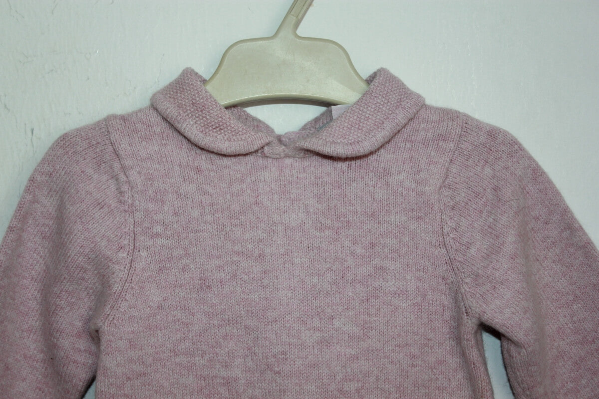 tweedehands-roze-gebreid-pakje-maat-62-baby-meisje-cyrillus